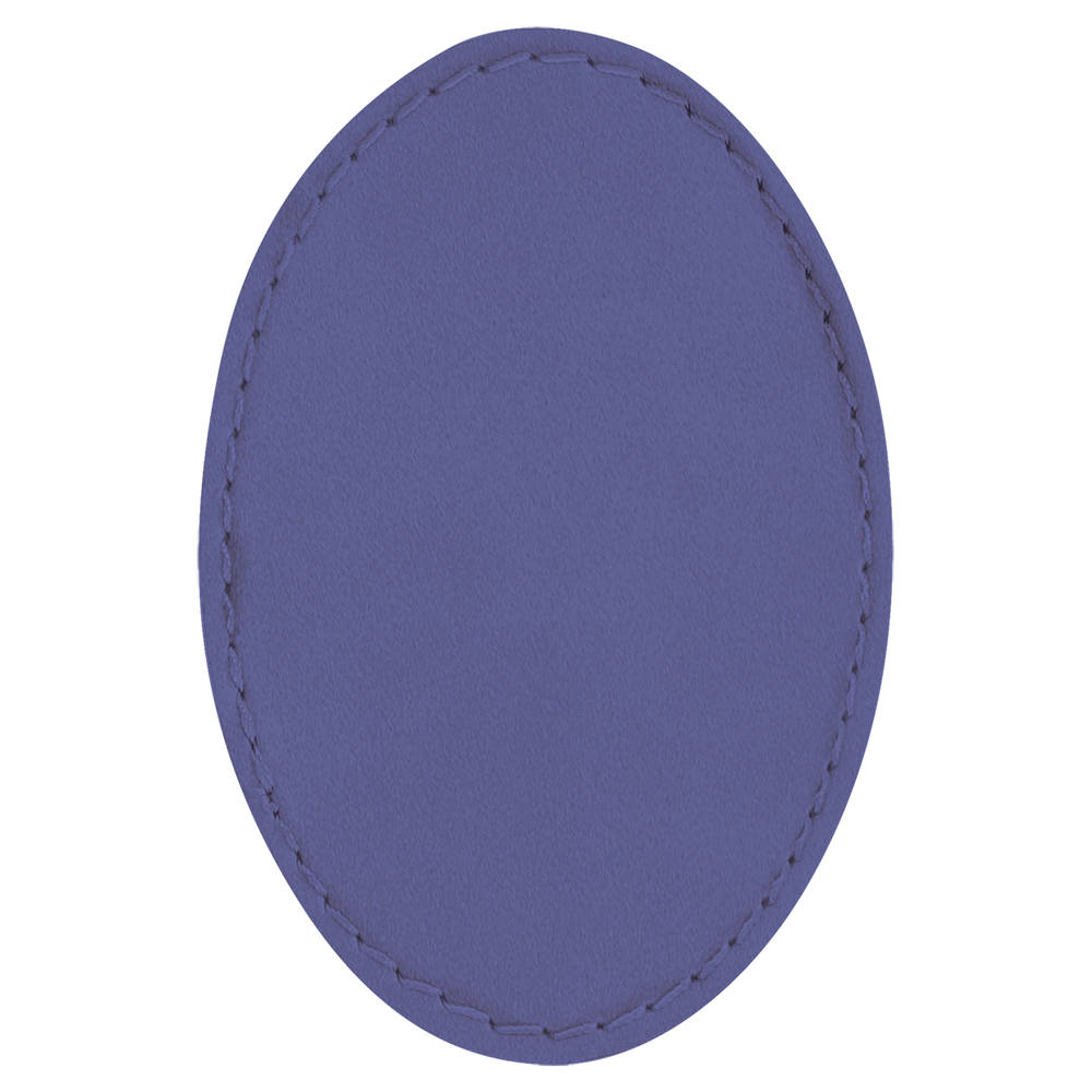 Oval Leatherette Patches 3x2