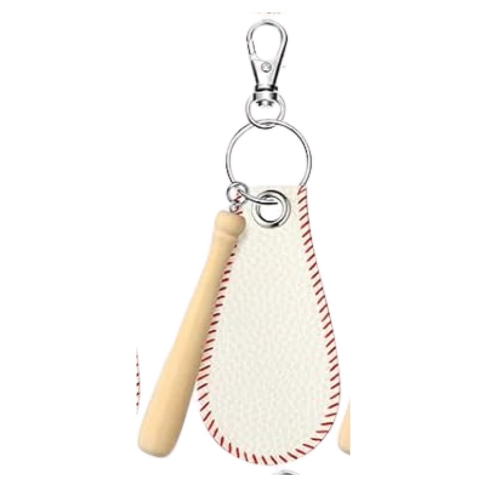 Personalized Baseball & Bat Keychain