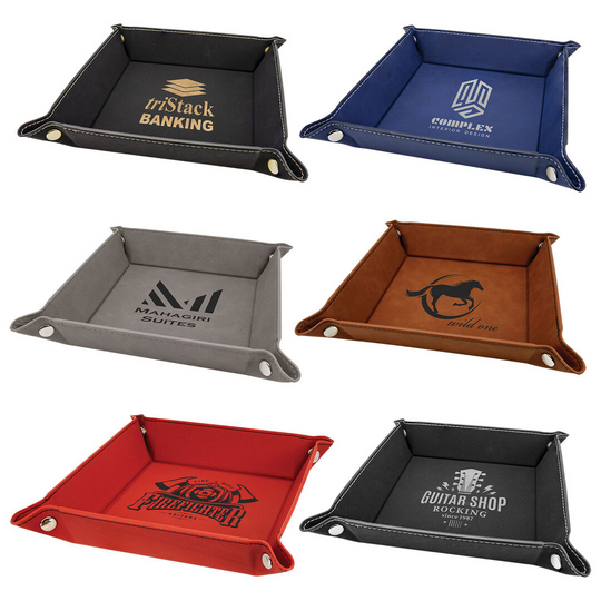 Leatherette Snap up Tray