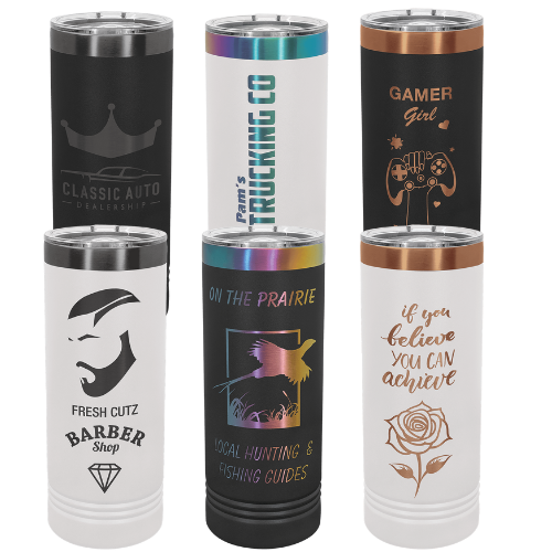 22oz Ion Plated Stainless Steel Tumblers (Customizable)