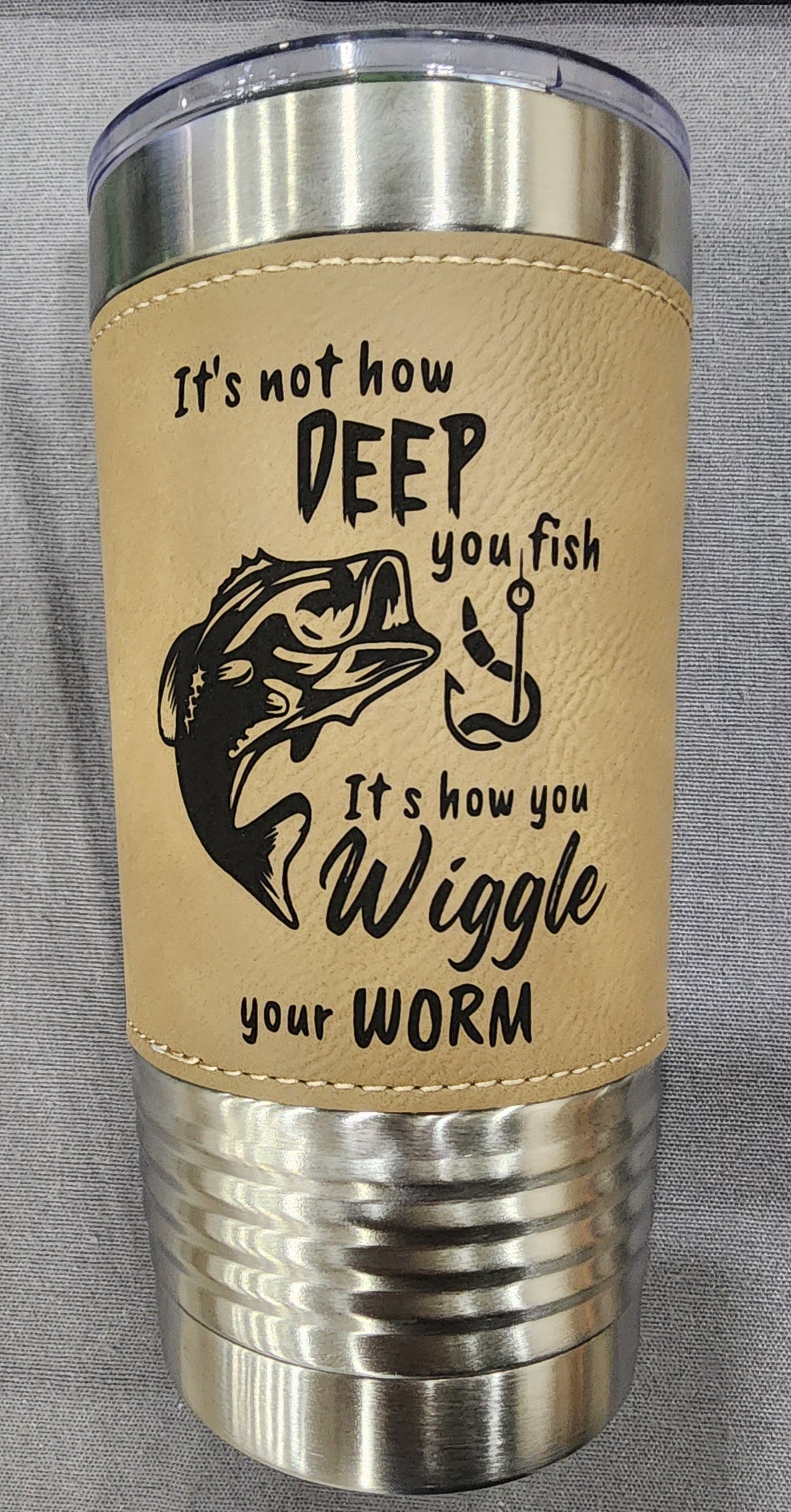 ‘It’s Not How Deep You Fish…' 20oz Polar Camel Tumbler