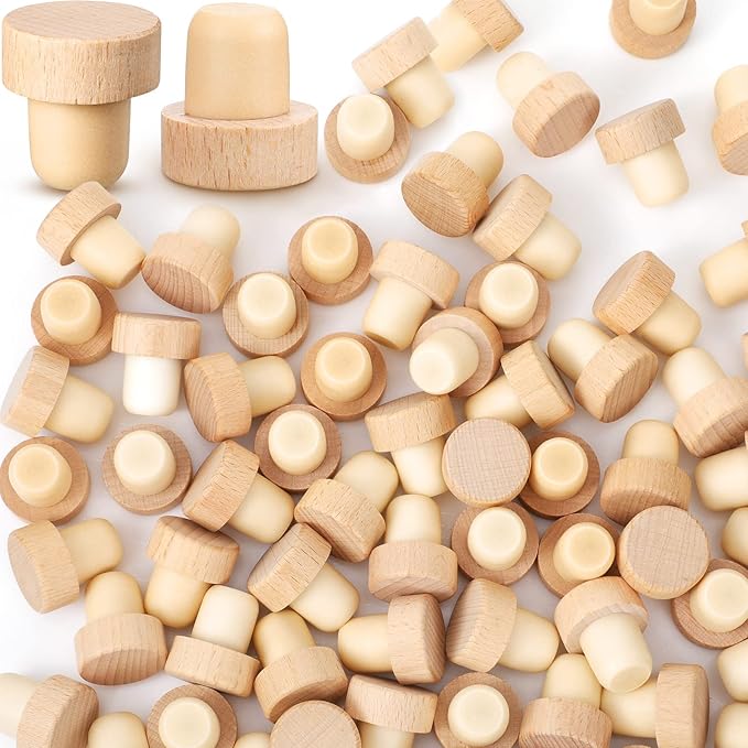 Wooden-Top Wine Bottle Corks – Because Leftover Wine Deserves Dignity